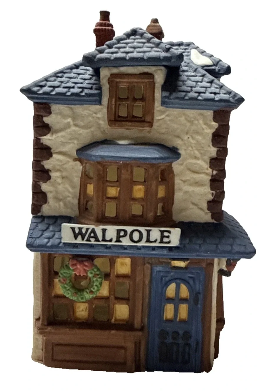 Vtg Dept 56 Dickens Village Walpole Tailors 59269 Store Village No Light Cord